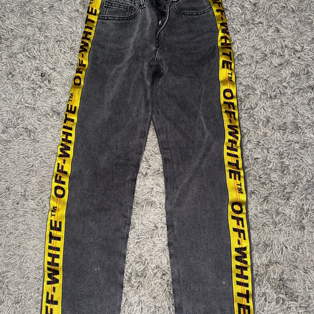 Kids Size 8 Off-White Kids Gray Denim